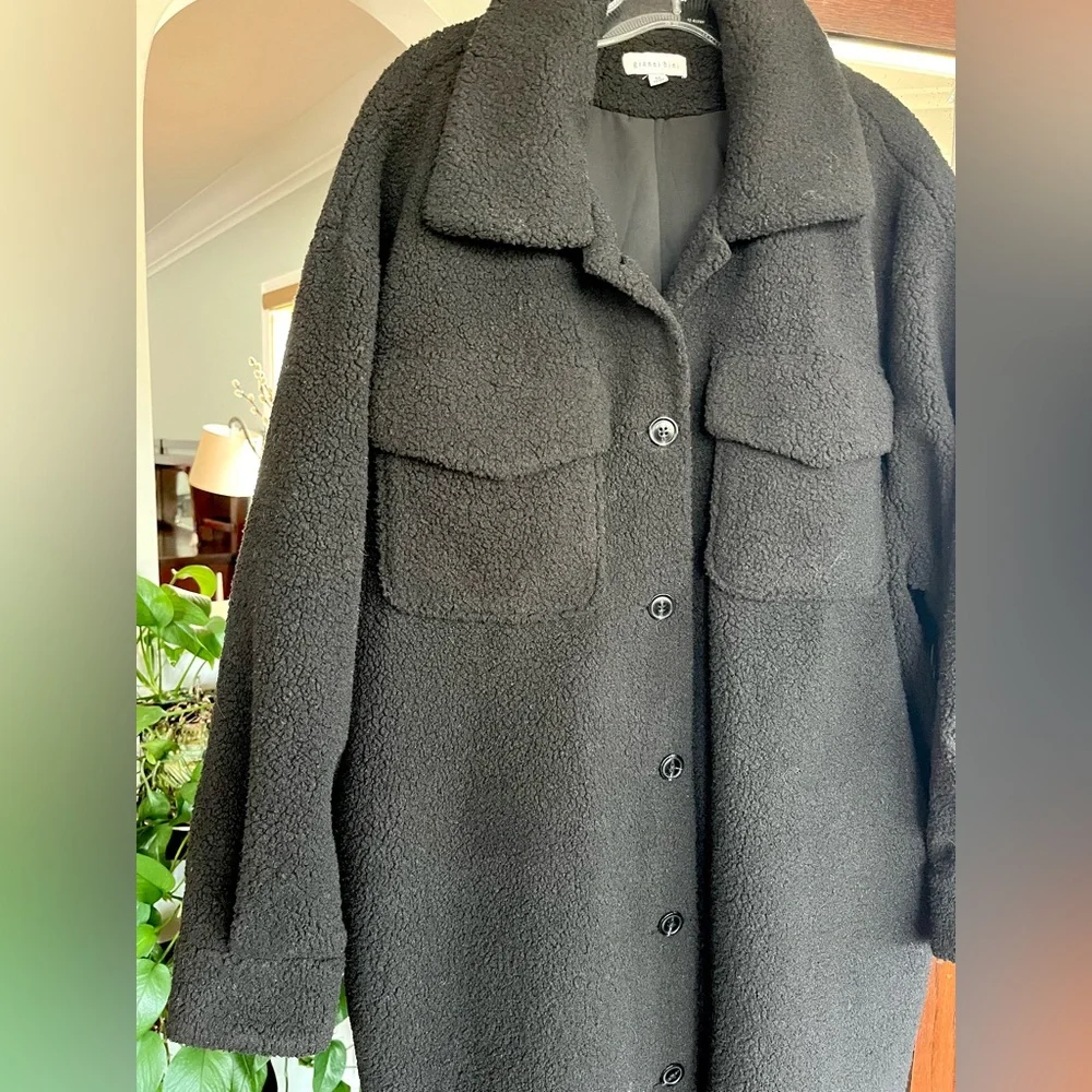 Gianni Bini “Workwear” Style Coat. Black  Brooks style. Medium. - Picture 4 of 10